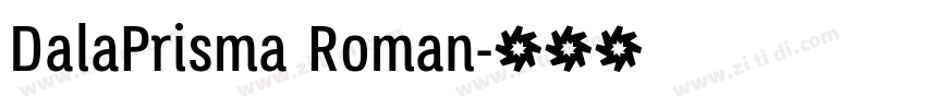 DalaPrisma Roman字体转换